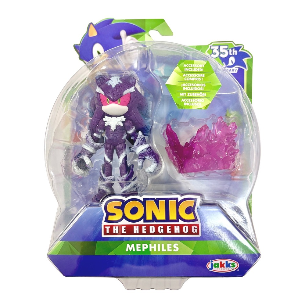 MEPHILES Sonic The Hedgehog Jakks‎ Pacific 4" Figure with Purple Mist Base